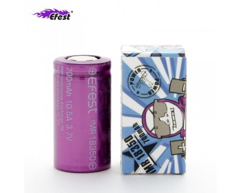 Bateria Efest Morada IMR 18350 10.5A V1 700mAh (Sin Tetón)