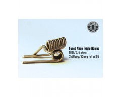 Triple Nucleo SS316 0.14/0.07 (Pack de 2 coils) - Bacterio Coils