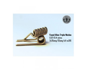 Triple Nucleo SS316 0.14/0.07 (Pack de 2 coils) - Bacterio Coils Triple Nucleo SS316 0.14/0.07 (Pack de 2 coils) - Bacterio Coils