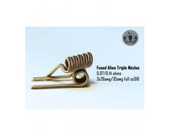 Triple Nucleo SS316 0.14/0.07 (Pack de 2 coils) - Bacterio Coils