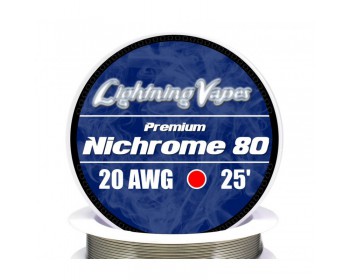 Bobina Nichrome 80 0.4x0.1 7,5 Metros - Lightning Vapes