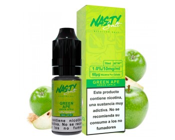 Green Ape 10ml (10mg y 20mg sales de nicotina) - Nasty Juice Salt -  Boutique del Vapeo