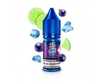 Blackcurrant Lime 10ml - Just Juice ICE Nic Salt 