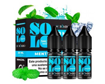 Menthol Ice 3x10ml - Solo Salts by Bombo Menthol Ice 3x10ml - Solo Salts by Bombo