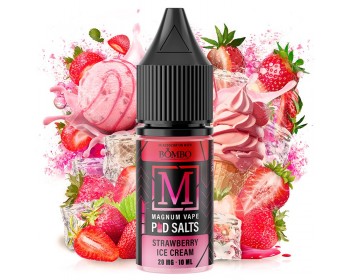 Strawberry Ice Cream 10ml - Magnum Vape Salts & Bombo