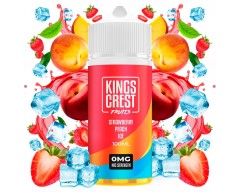 Strawberry Peach Ice 100ml - Kings Crest