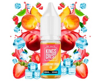 Strawberry Peach Ice 10ml - Kings Crest Salts