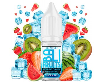 Watermelon + Kiwi + Strawberry Super Ice 10ml - Bali Fruits Salts by Kings Crest