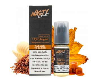 Caramel Tobacco 10ml (10mg y 20mg sales de nicotina) - Nasty Juice Salt