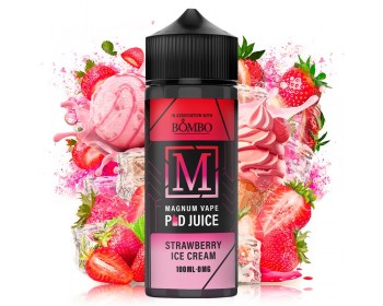 Strawberry Ice Cream 100ml - Magnum Vape Pod Juice & Bombo