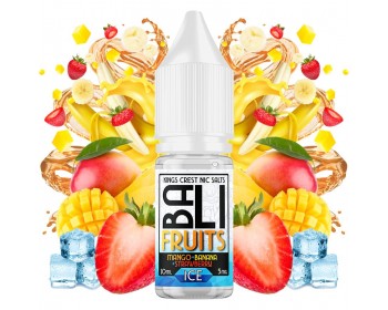 Mango + Banana + Strawberry Ice 10ml - Bali Fruits Salts by Kings Crest