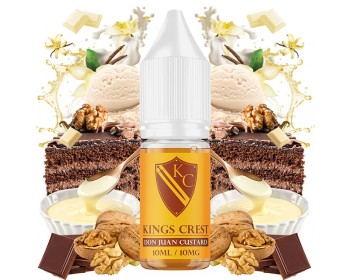 Don Juan Custard 10ml - Kings Crest Salts Don Juan Custard 10ml - Kings Crest Salts