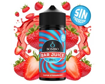 Aroma Super Strawberry Sin Frescor 24ml (Longfill) - Bombo Bar Juice