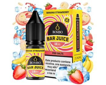 Banana Strawberry Ice 10ml - Bar Juice by Bombo